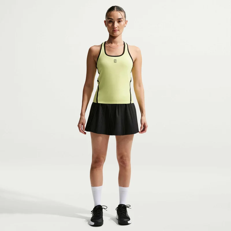 Nike Yellow Women's NikeCourt Advantage Dri-FIT Tennis Tank Top for Women | Best Price UAE