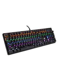 HP HP GK100F Mechanical Wired RGB Keyboard, Blue Switch, Adjustable 6 Keys & 104 Keys Anti-Ghosting, Suspended Key Caps, High Compatibility, Black  - Image 2