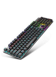 HP HP GK100F Mechanical Wired RGB Keyboard, Blue Switch, Adjustable 6 Keys & 104 Keys Anti-Ghosting, Suspended Key Caps, High Compatibility, Black  - Image 4