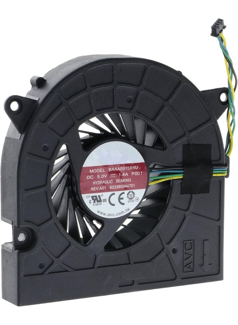 CPU Cooling Fan for Lenovo AIO 520-24AST 520-22IKU 520-22IKL 510-22ASR 510-23ASR, P/N: 00XD821 F0D3000EUS 01MN102 - Image 2