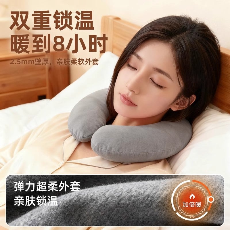 U-Shaped Hot Water Bag with Neck Protection, PVC, Hot & Cold Dual Use - Image 3
