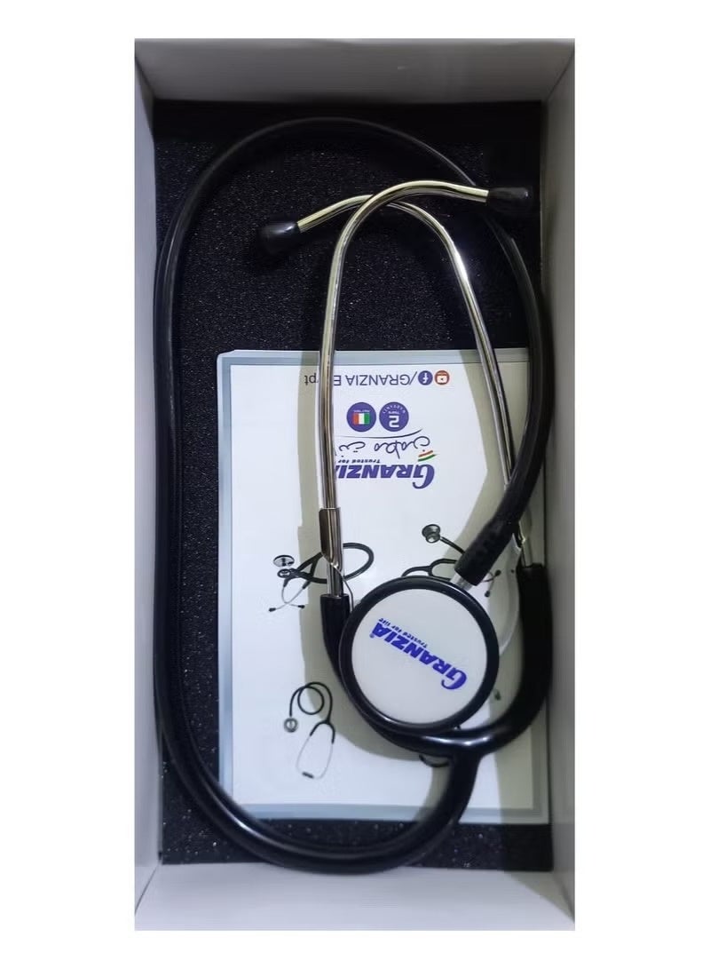  جرانزيا سماعة طبيب ثنائية الرأس من Granzia – دقة استماع استثنائية، تصميم مريح، وضمان عامين يمنحك الثقة لتشخيص أدق وحياة مهنية أسهل. - Image 1