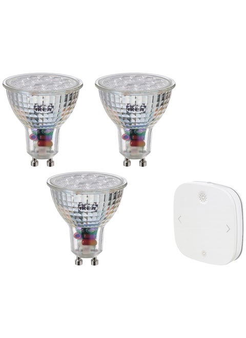 Tradfri Remote Control Kit Smart Wireless Dimmable White Spectrum  Gu10
