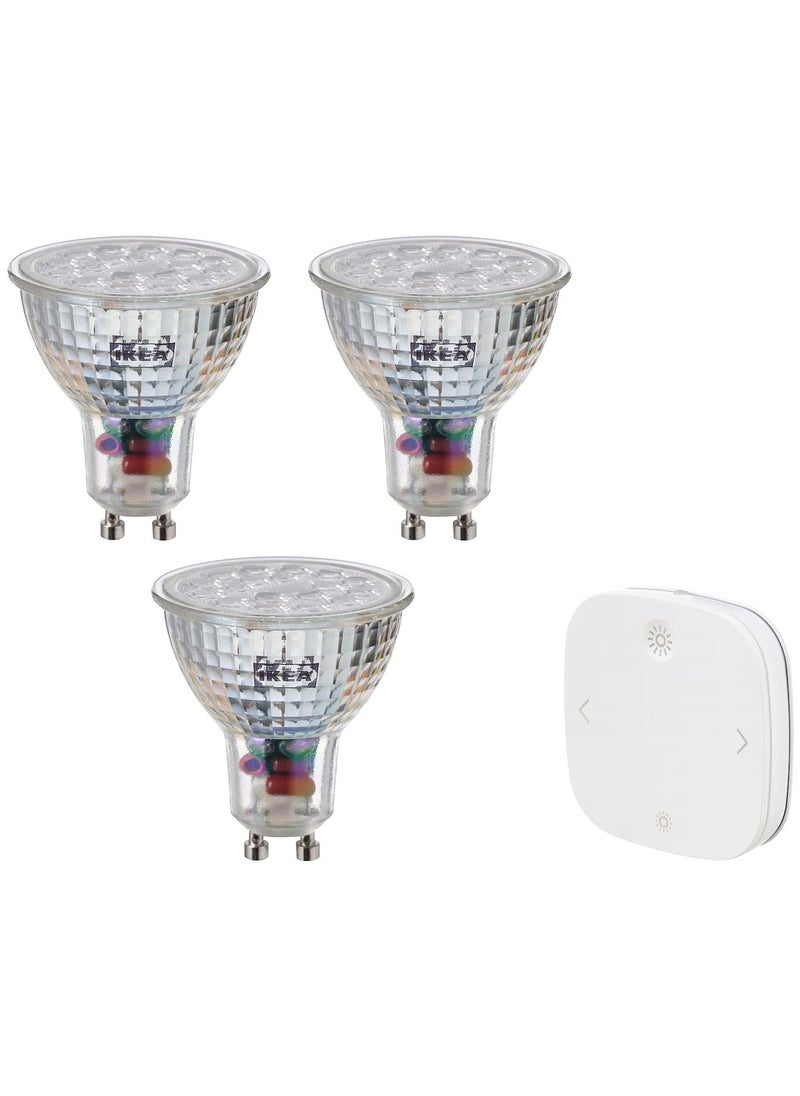 Tradfri Remote Control Kit Smart Wireless Dimmable White Spectrum  Gu10