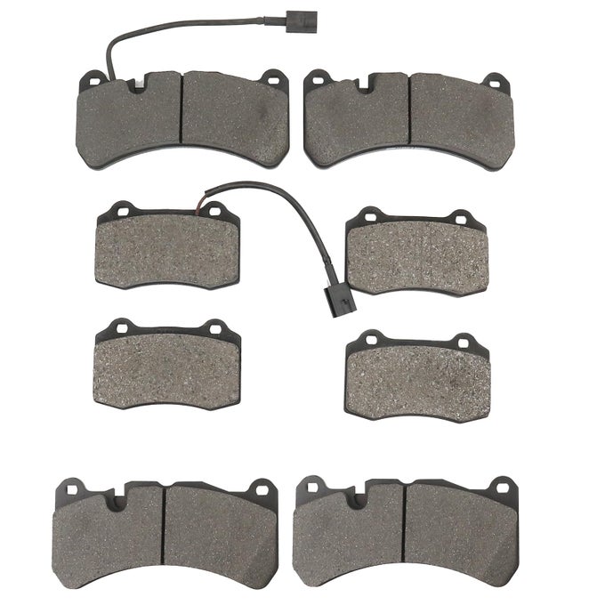 Front Rear Brake Pads Set Compatible With 20142021 Maserati Ghibli S Sq4 Q4 20142021 Maserati Quattroporte Replace 673012377980156013980156007