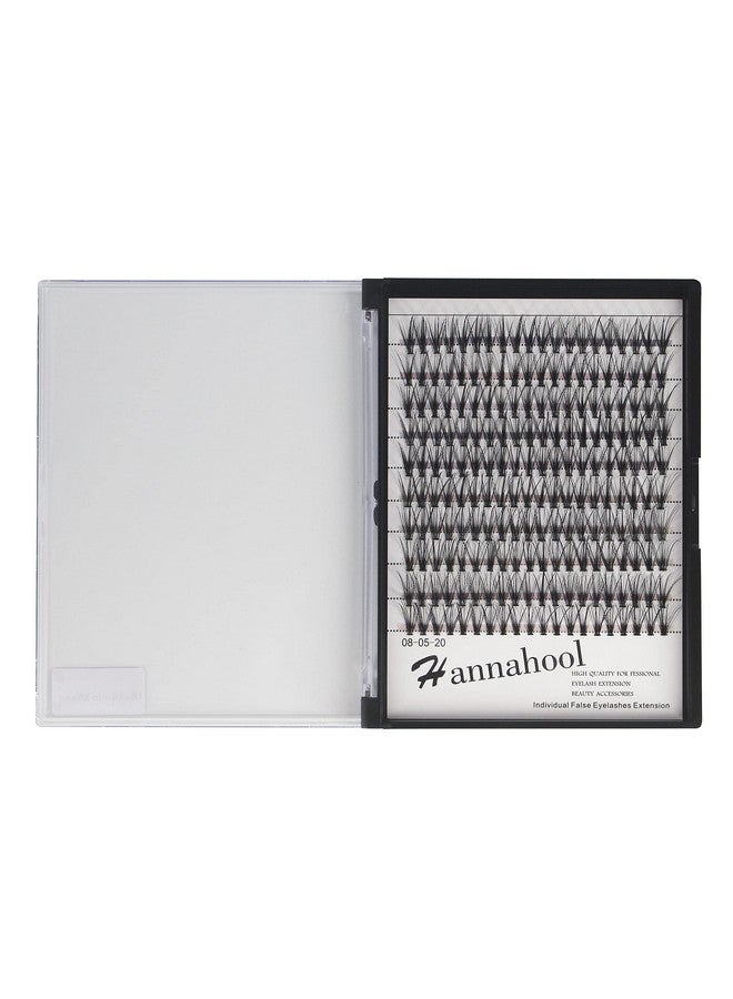 Hannahool 200Pcs 20Roots Individual False Lashes Mixed 8101214Mm/9111315Mm/10121416Mm/1618Mm/1820Mm 0.07 Thickness Natural Cluster Lashes Makeup Volume Eye Lashes Extensions (16+18Mm) - Image 5