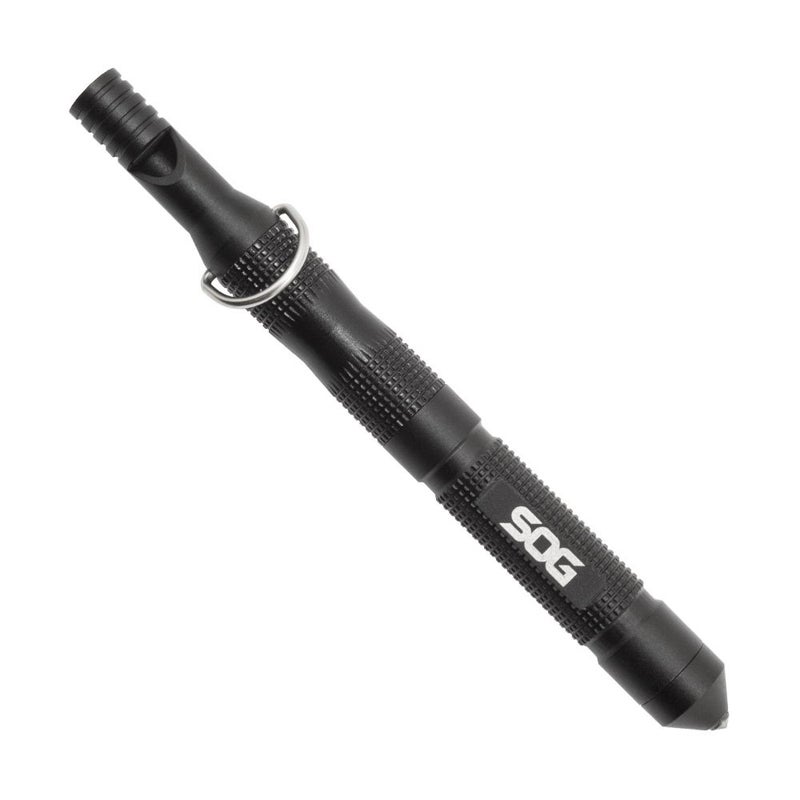 SOG SOG Flint 4.3" Survival & Defense Portable Compact Tool for Outdoors and Emergencies | Includes Glass Breaker and Whistle  - Image 1