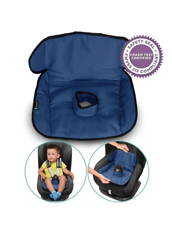 Lynmark Piddle Pads Car Seat Potty Training Cover - Waterproof Soft Toddler and Baby Car Seat Protector Mat - Travel-Friendly Universal Machine Washable Liner for Spills, Nappy Leaks, Accidents - Navy - Image 5