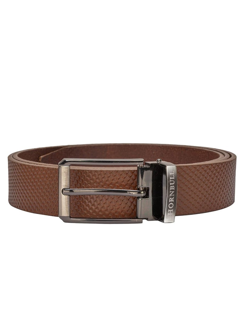 HORNBULL - Robert Men’s Leather Belt | Leather Belt for Men |Top Grain Formal Men’s Leather Belt - Image 1