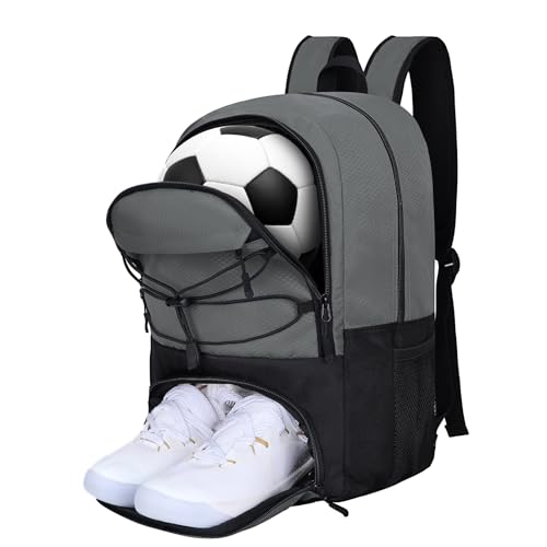 Goloni Soccer Backpack,Soccer Bag with Ball Holder & Shoe Compartment,Large Sports Bag for Basketball, Volleyball,Football - Image 1