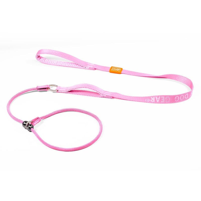 Howgo Dog Slip Lead Dog Leash, Training Lead, No-Pull Slip Leash and Collar, Heavy Duty & Durable Nylon, Padded Handle, for All Breeds (Pink, 5FT) - Image 1