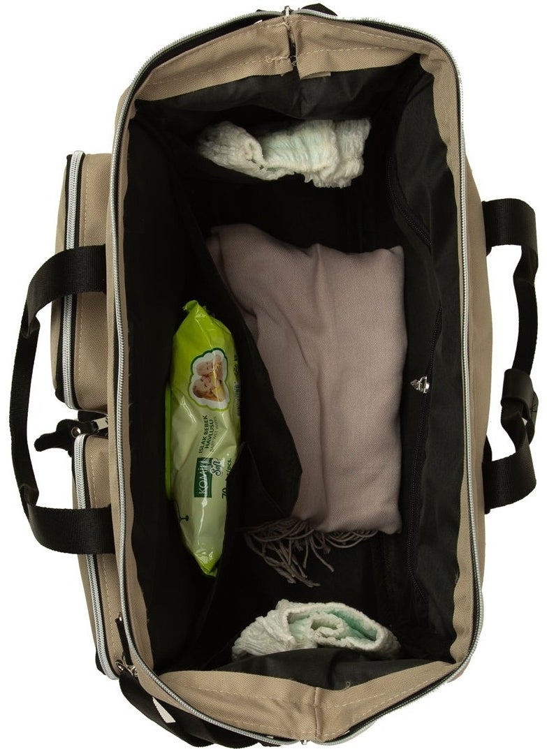 Bagmori Mink Shoulder Double Pocket Mother Baby Bag  - Image 5