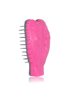 Tangle Angel Tangle Angel Reborn Compact Pink Sparkle Detangling Hairbrush Made from Recycled Plastic Best Sustainable EcoFriendly Detangler Comb for All Hair Types Thick Thin Wet Dry Women Girls Kids Travel 