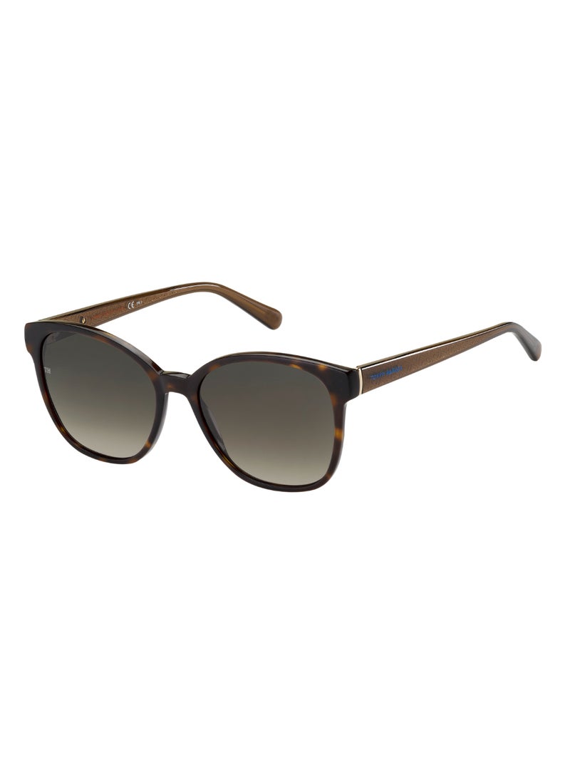 TOMMY HILFIGER Women's Uv Protection Square Shape Metal Sunglasses Th 1811/S Brown 50 - Lens Size: 49.8 Mm - Hvn - Image 1