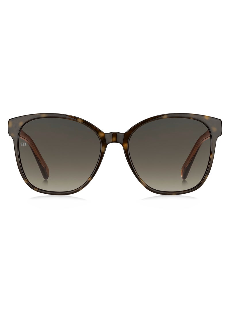 TOMMY HILFIGER Women's Uv Protection Square Shape Metal Sunglasses Th 1811/S Brown 50 - Lens Size: 49.8 Mm - Hvn - Image 3