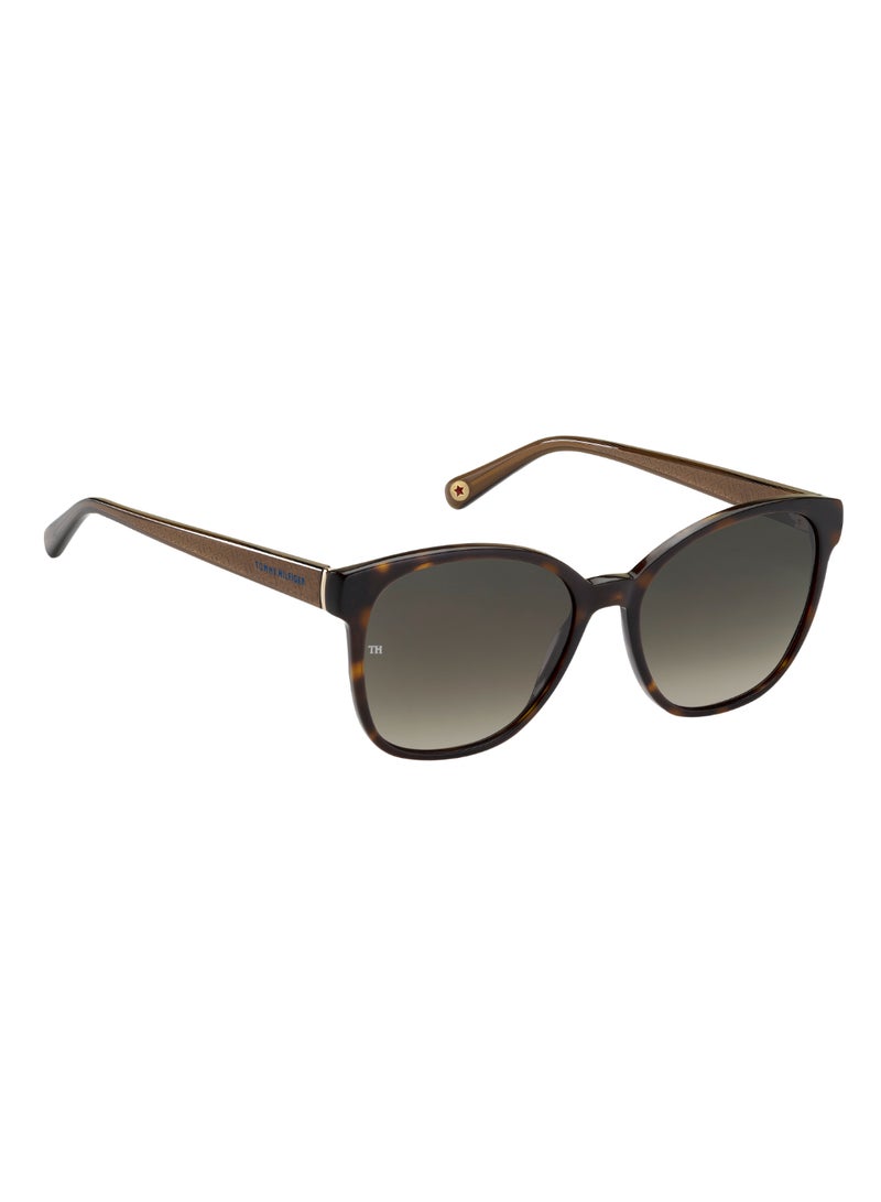 TOMMY HILFIGER Women's Uv Protection Square Shape Metal Sunglasses Th 1811/S Brown 50 - Lens Size: 49.8 Mm - Hvn - Image 2