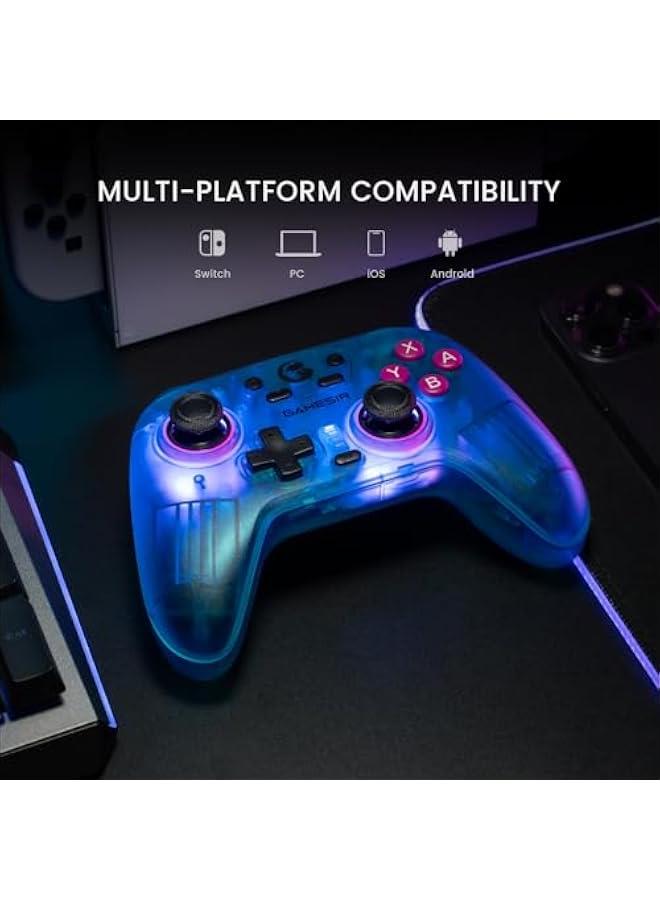 Nova Wireless Switch Pro Controller for Switch/Lite/OLED, Switch Controllers with Hall Effect JoySticks, RGB LED, Turbo,Programmable,Motion Control, Wake Up Function (Green) - Image 4