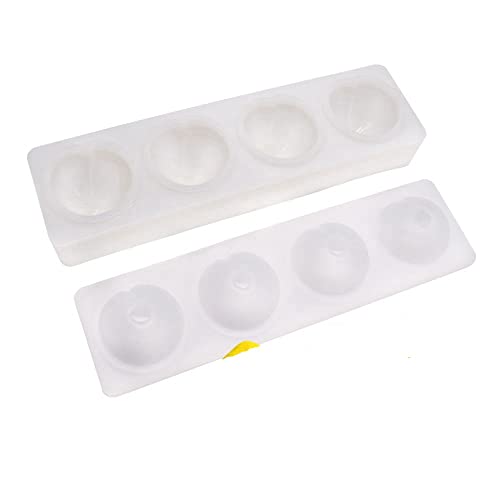 mostsom Silicone Mold Dessert Silicone Cake Mold For Baking Fondant Mould Fruit Shape Sugar Candy Jelly Bakeware Chocolates Mould 2PCS Peach L_144x36x192 inch - Image 3