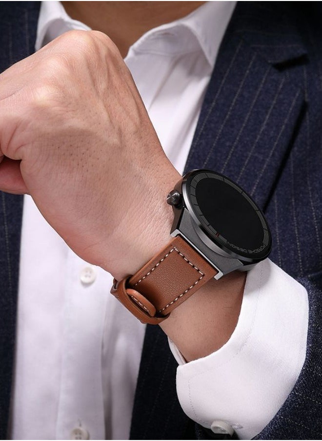 In Air - Bracelet Watchband For Huawei Watch GT3 Leather Straps Honor Magic 3 22mm - Image 1