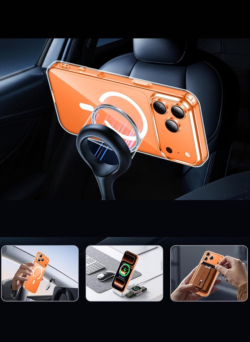 Magnetic Clear Case for iPhone 17 Pro MagSafe Compatible Shockproof TPU Drop Protection Slim Transparent Cover - Image 5