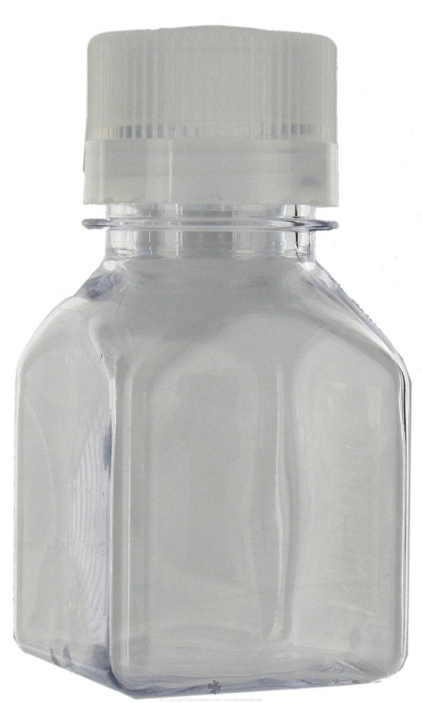 Nalgene  Transparent Lexan Square Storage Bottle  4 oz