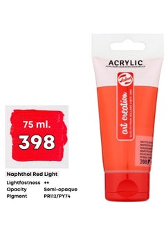Talens Talens Art Creation-Acrylic Paint 75ml Naphthol Red Light 398  - Image 2