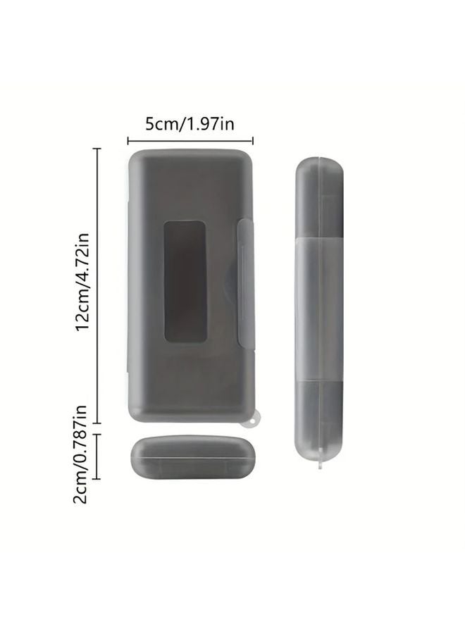 2 White M2 Hard Drive Storage Case 2pcs SSD Protection Box Sealed PP Cover - Image 3