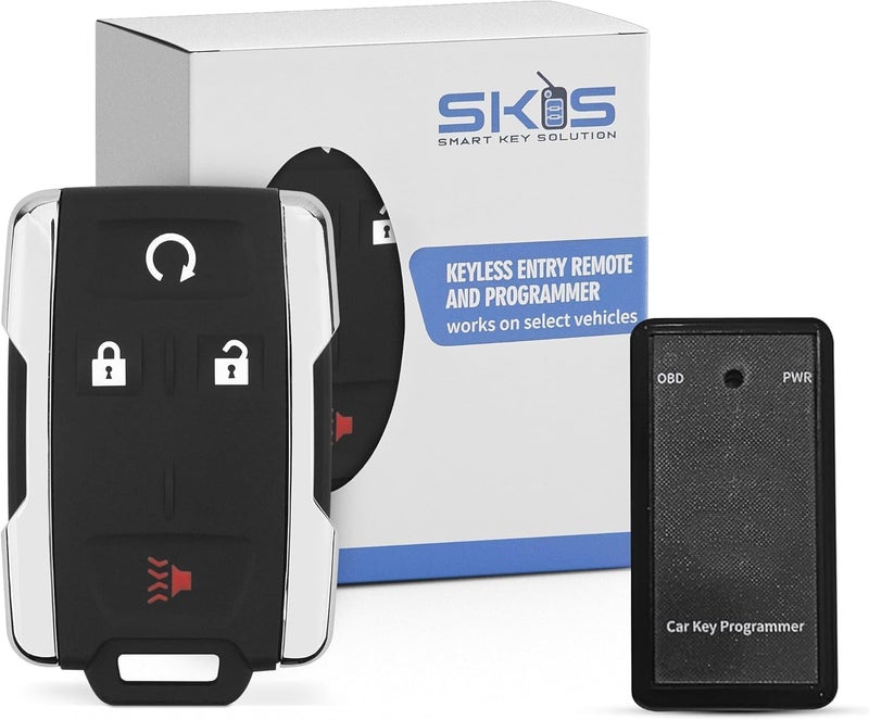 Smart Key Solution Key Fob Replacement Simple Key Kit for GMC Sierra Chevy Silverado 1500 2500 3500 2014 2015 2016 2017 2018 GMC Canyon Chevy Colorado 2015-2020 M3N32337100 - Image 1