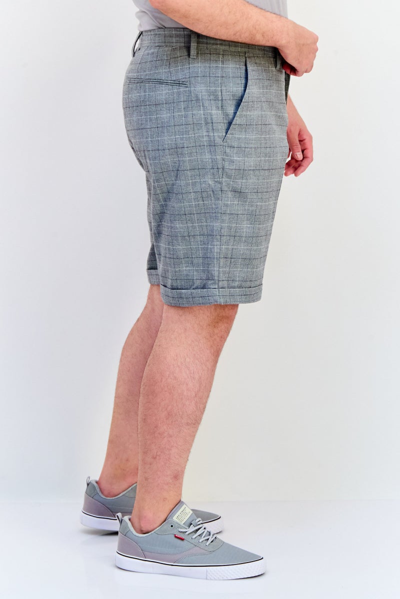 Celio Men Plaid Basic Shorts, Multicolor - Image 2