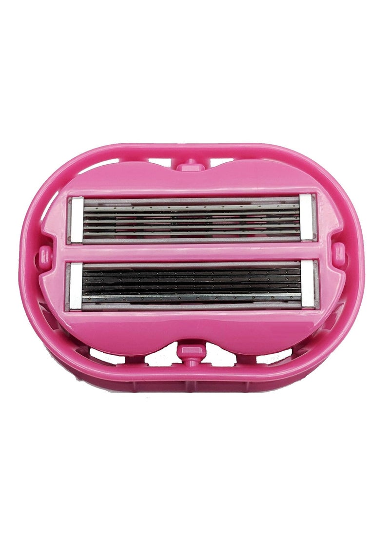 OmniShaver Classic Omnishaver  Pink  The Fastest Way to Shave Head Legs Arms Body  An Alternative to Disposable Shaving Razors Self Cleans  Strops During Use with Durable Blade Bald Head Shaver for Women 