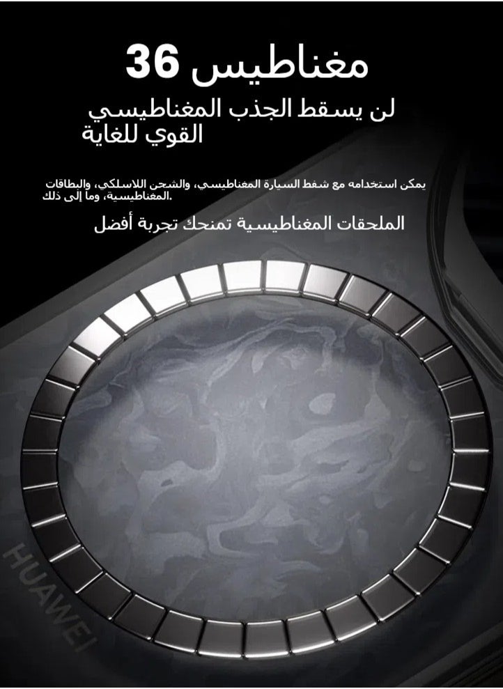 general The magnetic shell is compatible with Huawei Mate X6 shell [built-in screen protector] Metal camera mount, and the electroplated transparent shock-proof cover supports wireless charging - Image 2