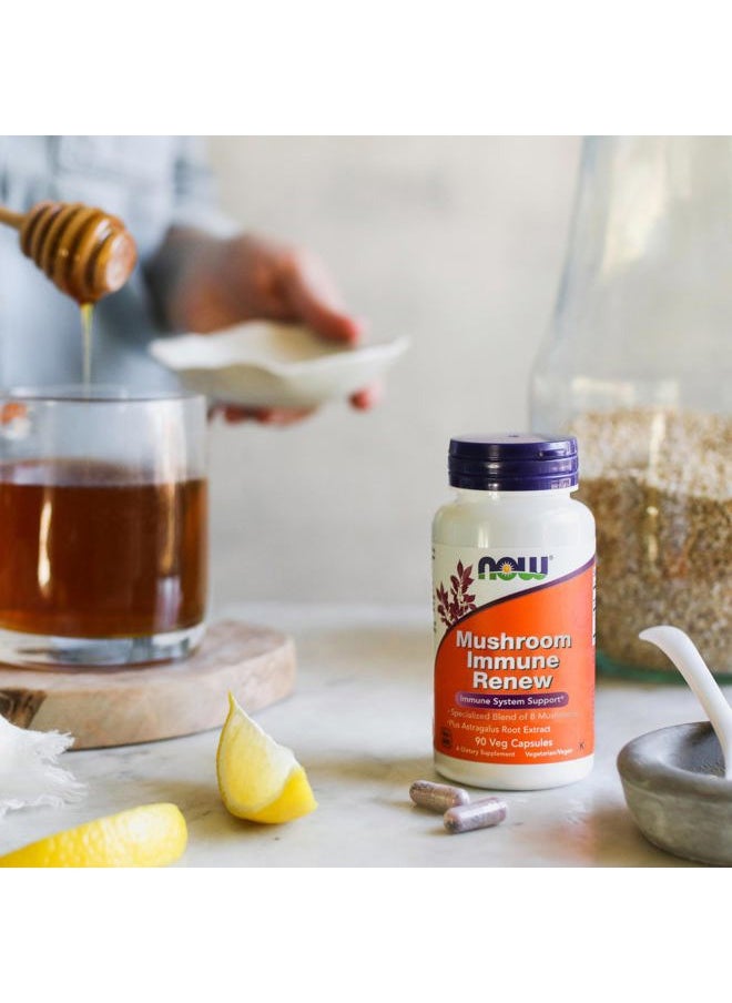 now - Supplements, Immune Renew™ with Astragalus Root Extract, Immune System Support*, 90 Veg Capsules - Image 1