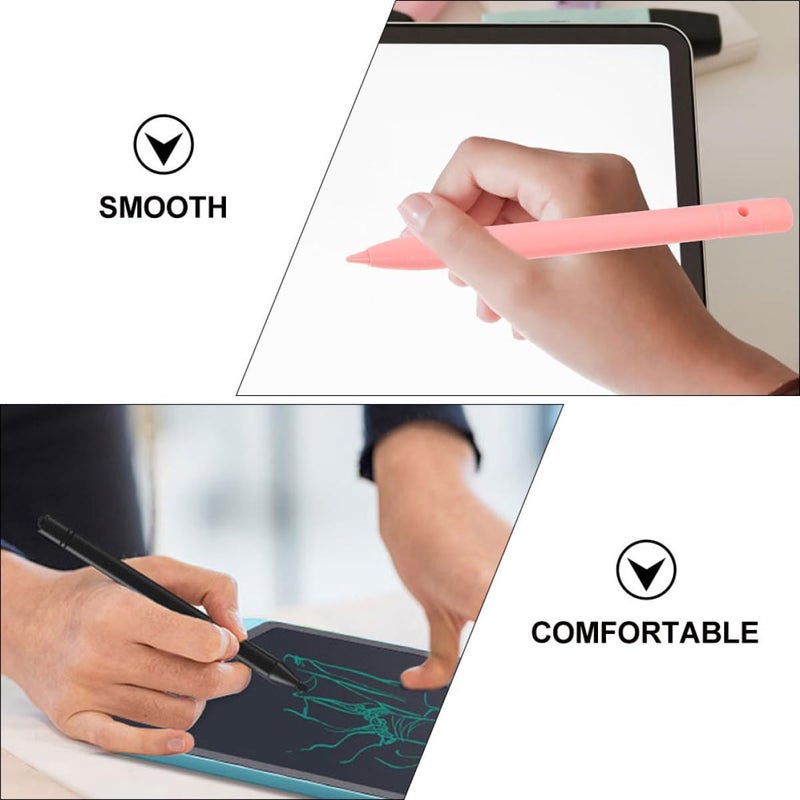 7pcs LCD Tablet Stylus Pen Set for Writing and Drawing, 8.5/10/12 Inch Partial Erasable Touch Screen Stylus, Universal Compatible with LCD Writing Tablets, Includes Black, Blue, - Image 5