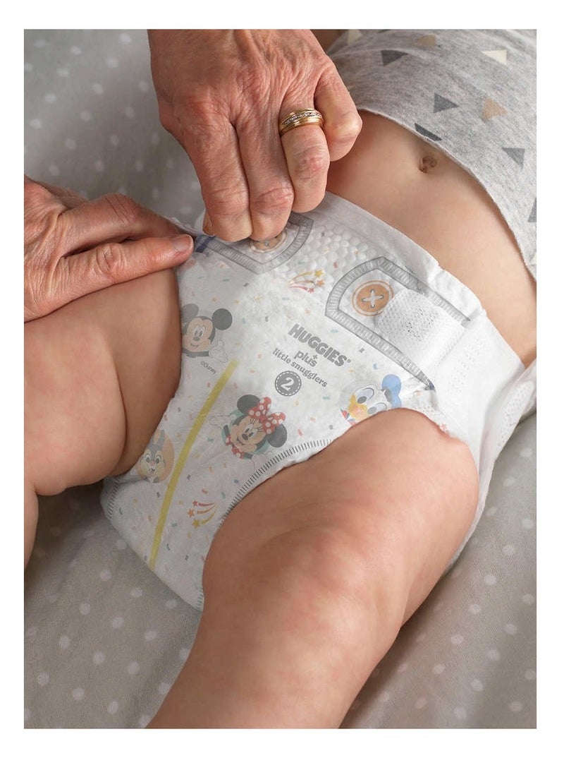 HUGGIES 192-Piece Little Movers Plus With 2 in 1 Skin Protect Limited Edition Baby Diapers Size 3 - Image 3