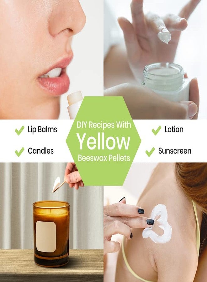 Soapeauty Yellow Beewax Natural Bees Wax Pastilles For Lip Balm, Skin Care Beeswax Pellets Used as Candle Making Supplies for Beeswax Candles (4 OZ) - Image 4