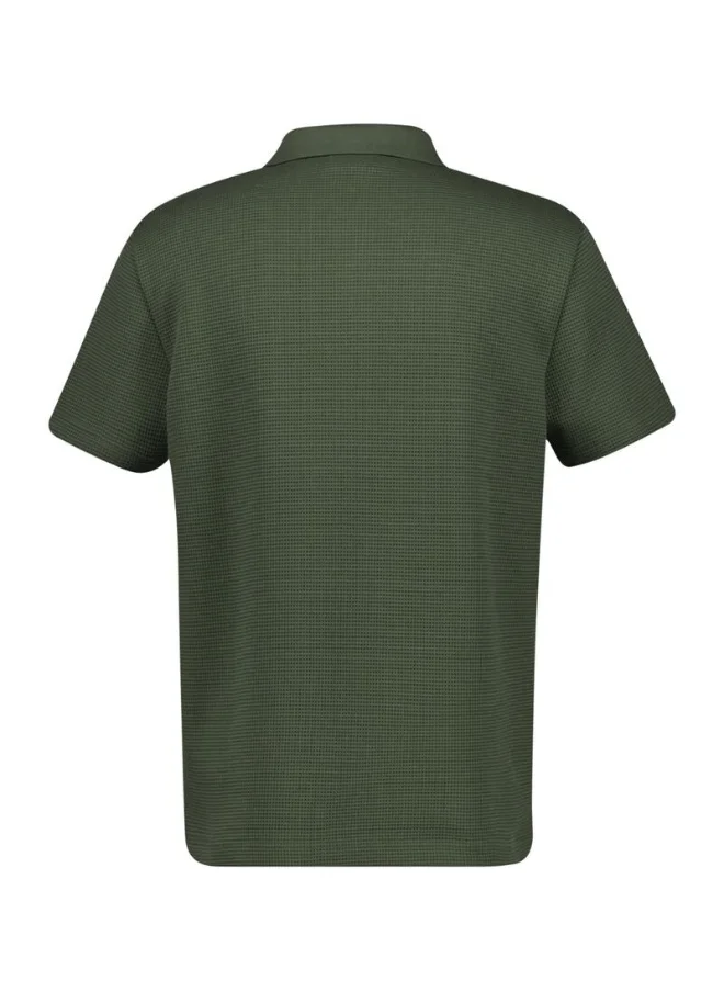غانت Gant Waffle Textured Polo Shirt