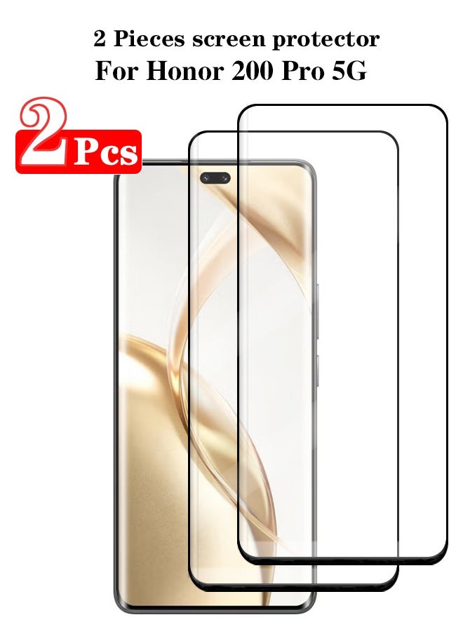 2 Pieces Full Cover Glass Screen Protector For Honor 200 Pro 5G Black/Clear and Screen Protector Accessories - pzsku/Z02903108D4908F7123E5Z/45/_/1721373856/793f994c-82f7-415b-a53d-1359eaf888c5