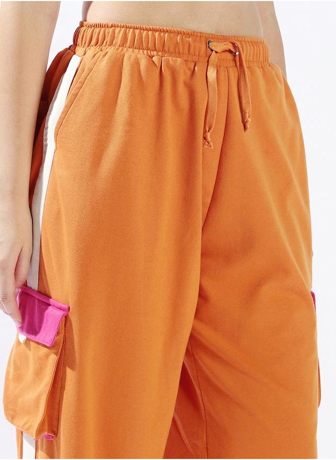 Hubberholme Women Relaxed Fit Pure Cotton Cargos Tracks  - Image 4