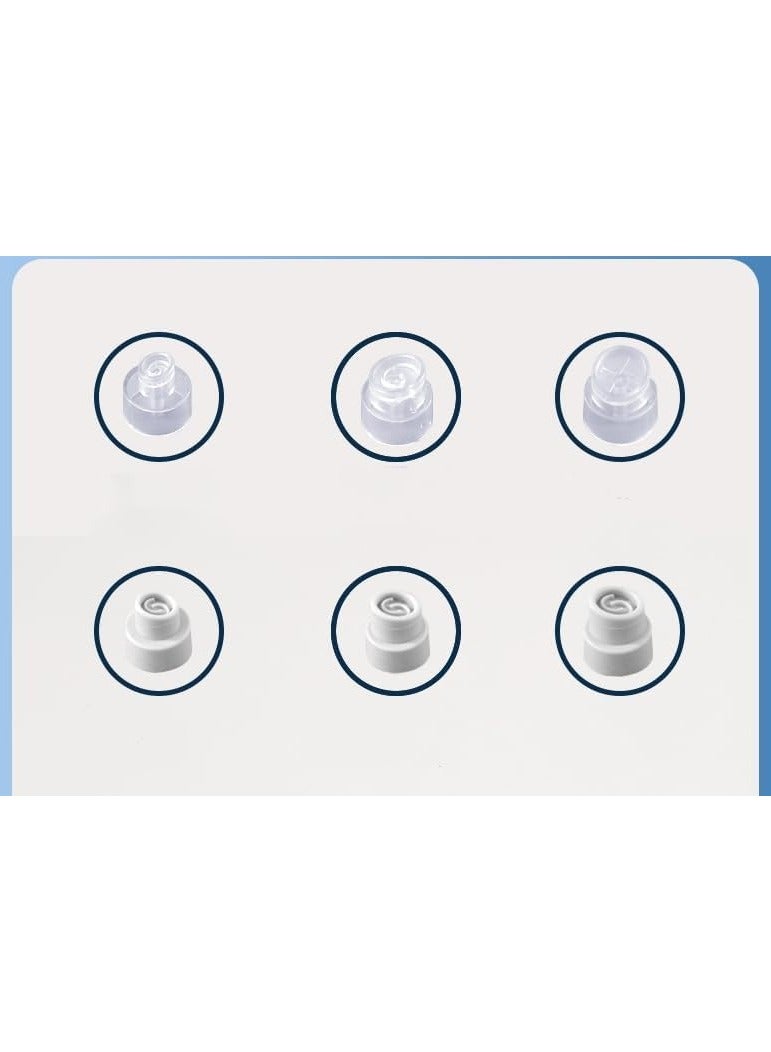 Blackhead Suction Pore Cleaner, 6 Suction Heads, 3 Modes, USB Charging Facial Cleansing, Pick Vacuum Cleaner, Device Blackhead Remover - Image 2