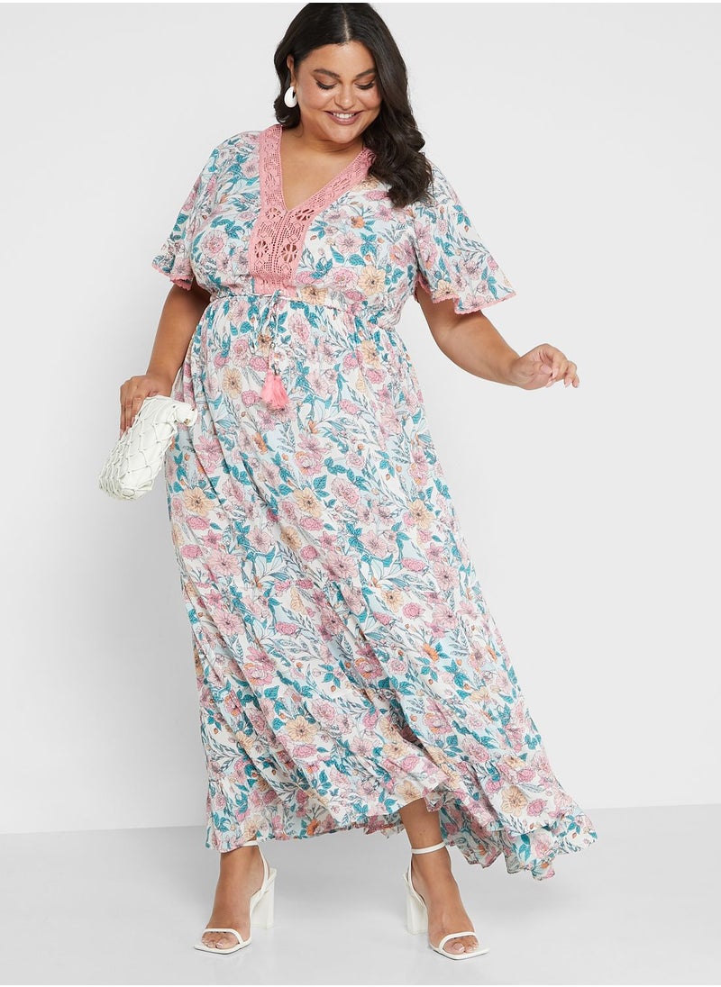 Avenue Striped Tiered Dress  - Image 4