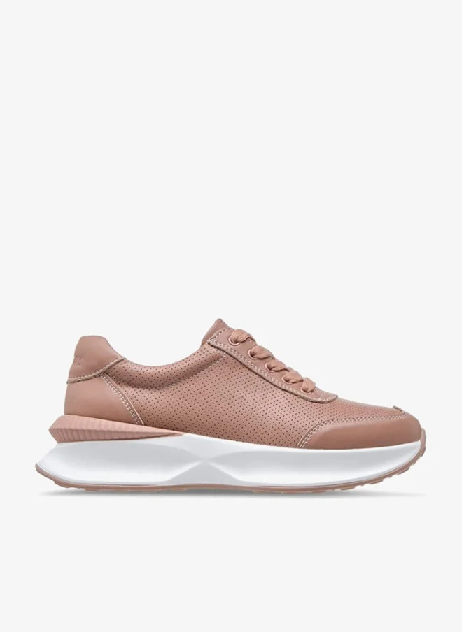 Lee Cooper Women's Textured Lace-Up Sneakers