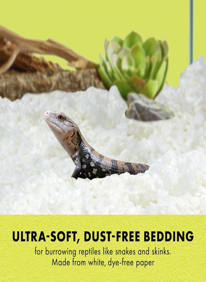 زيلا فراش زيلا المريح للزواحف، فراش ورقي للزواحف التي تحفر الجحور، مناسب للسحالي والثعابين، سعة 24.6 لترًا - Image 2