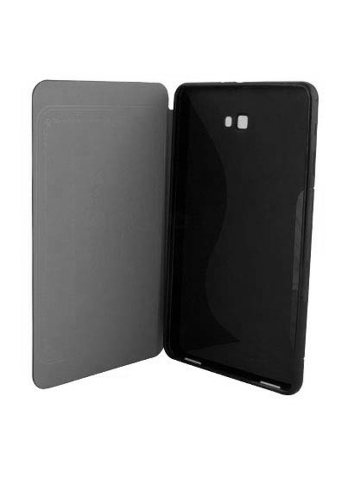 Kaku - Kaku Samsung Galaxy Tab A 10.1 inch SM-T580 and SM-T585 Leather Protective Case Cover - Black - Image 1