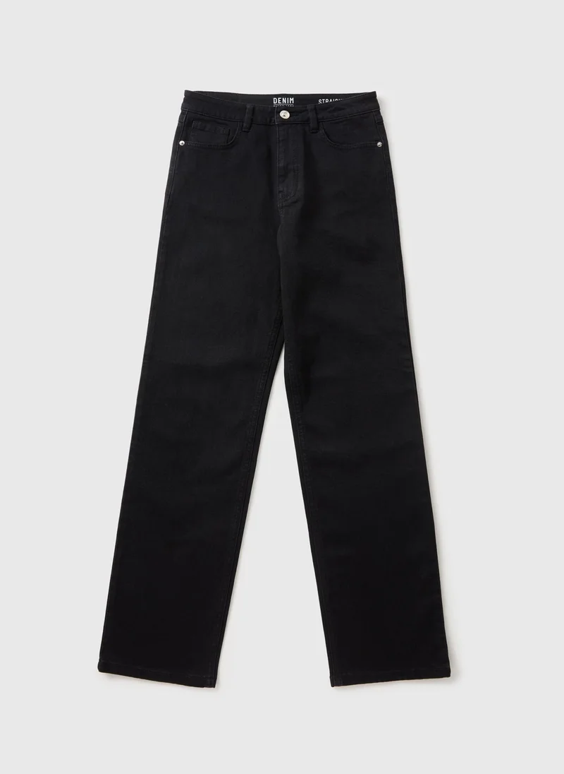 ماتلان Black Bootcut Jeans