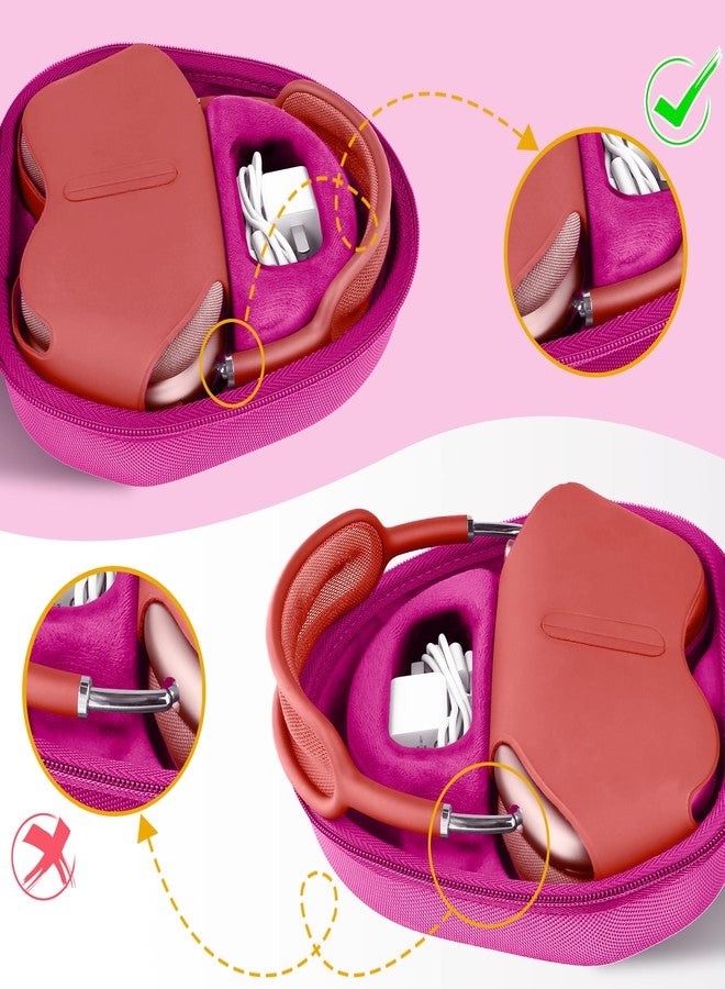 co2CREA Hard Storage Case for Apple AirPods Max, Will Make Headphones Into Sleep Mode Immediately, Upgraded Smart Case for Headphones, Ultra-Slim Travel Carrying Case (Case Only) - Image 2