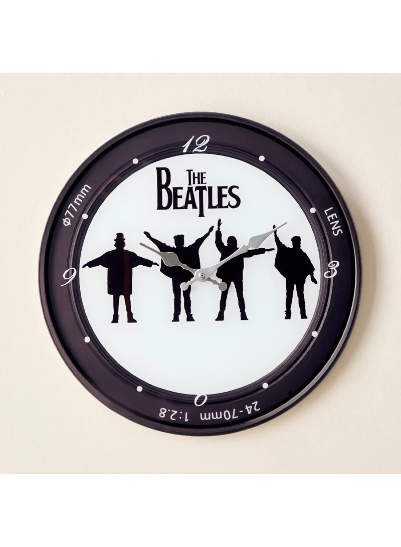 Home Box Fero Beatles Tinted Glass Clock 38 x 38 x 4 cm