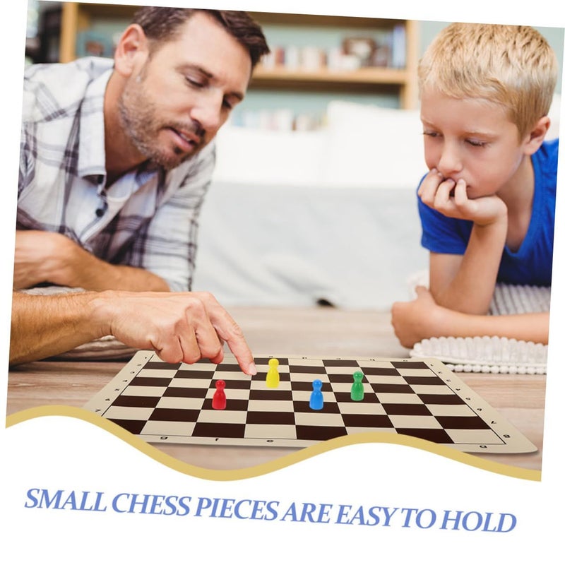 40 Pcs Wooden Human Shaped Chess Pieces For Checkers Flying Chess Game Accessories Boys Girls Adults Fun Board Game - Image 4