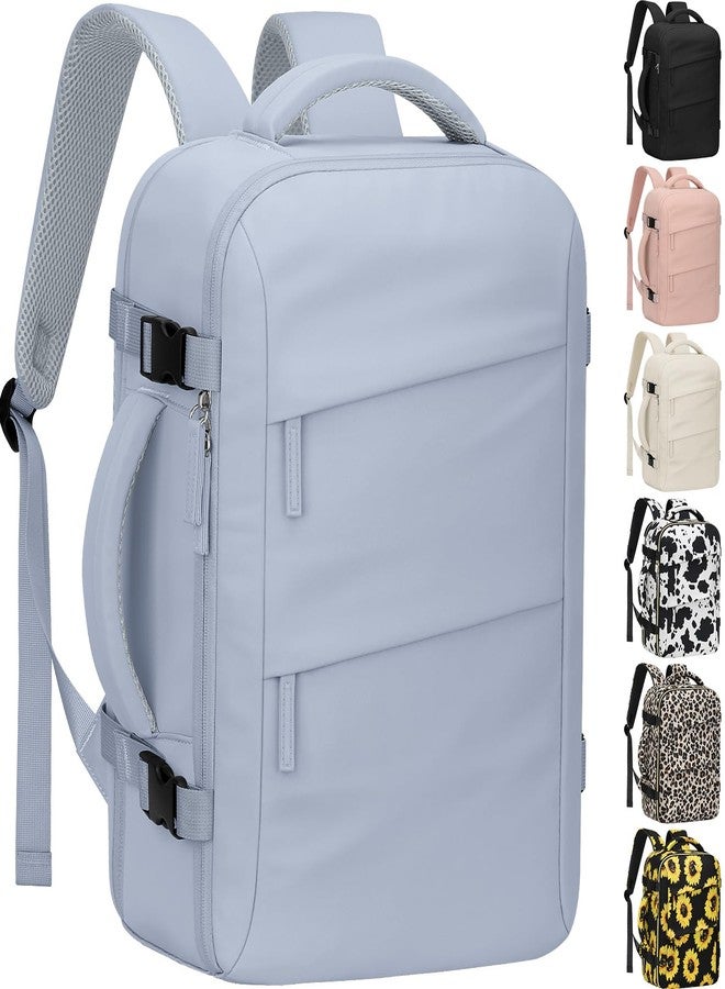Tenot Travel Carry on Backpack, Laptop Backpack Flight Approved Personal Item Backpack, Blue, Large-15.6 Inch, Travel Backpacks - Image 1