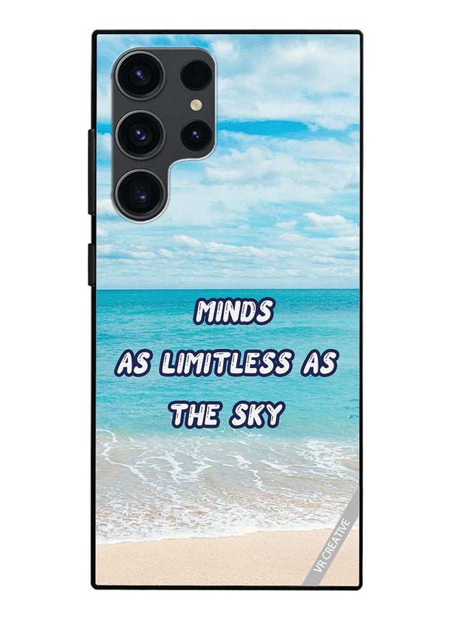 VR CREATIVE Protective Case Cover For Samsung Galaxy S23 Ultra 5G Sky Caption Design Multicolour - Image 1