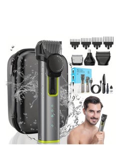 Hair Clippers for Men, Rechargeable Men's Electric Razor, Beard Trimmer, Adjustable Cordless Shavers, Ear, Nose and Hair Trimmer